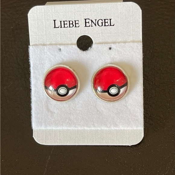 Pokémon ball fashion costume jewelry set new necklace earrings bracelet set - Picture 4 of 16